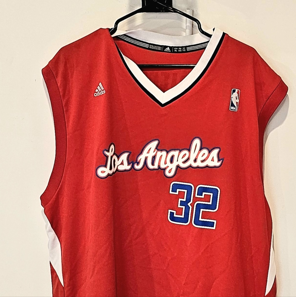 Adidas Mens Sz XL Los Angeles Clippers Jersey Blake Griffin #32 NBA Red